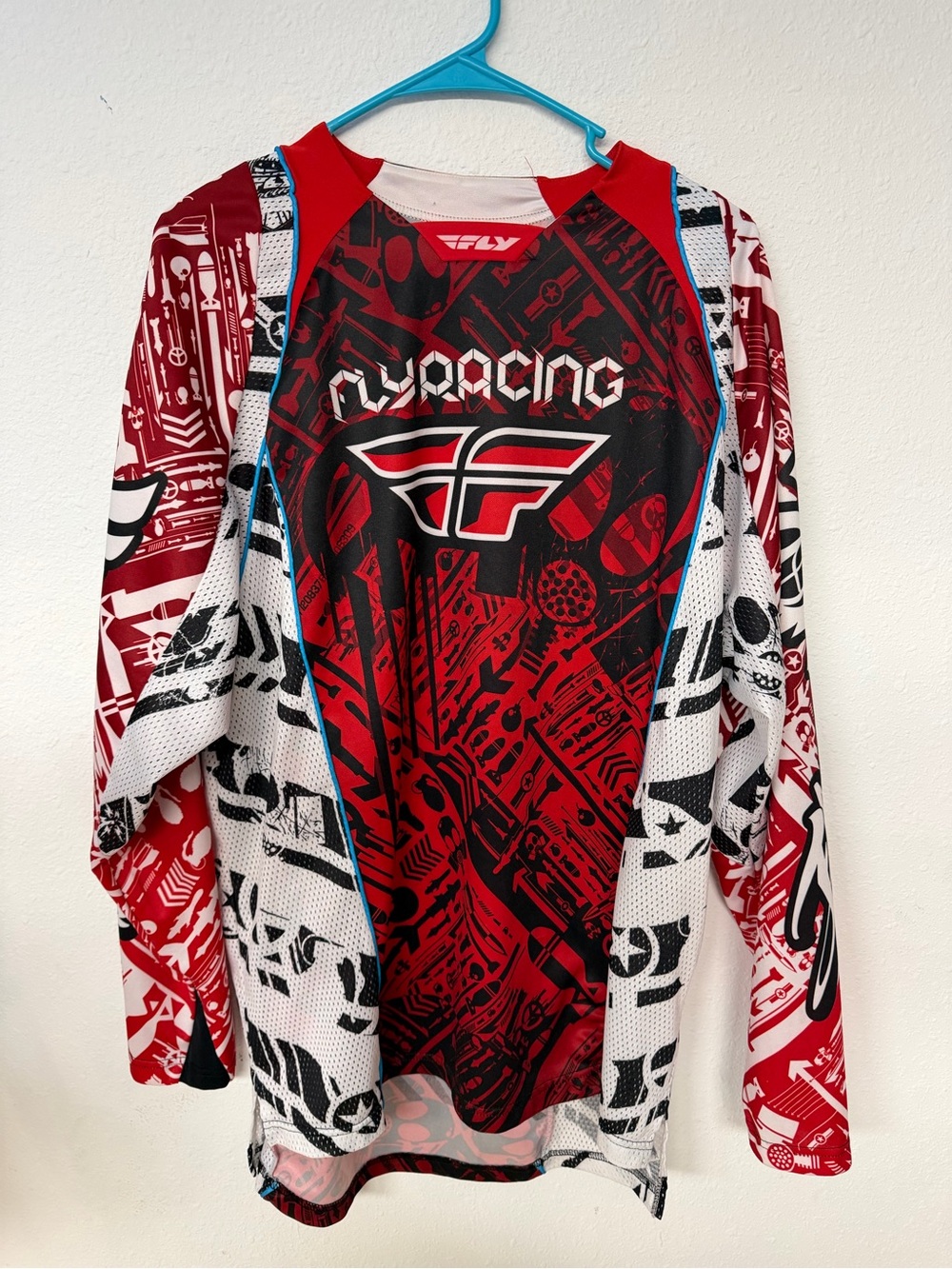 Evolution Red and Black Graphic Sports Jersey